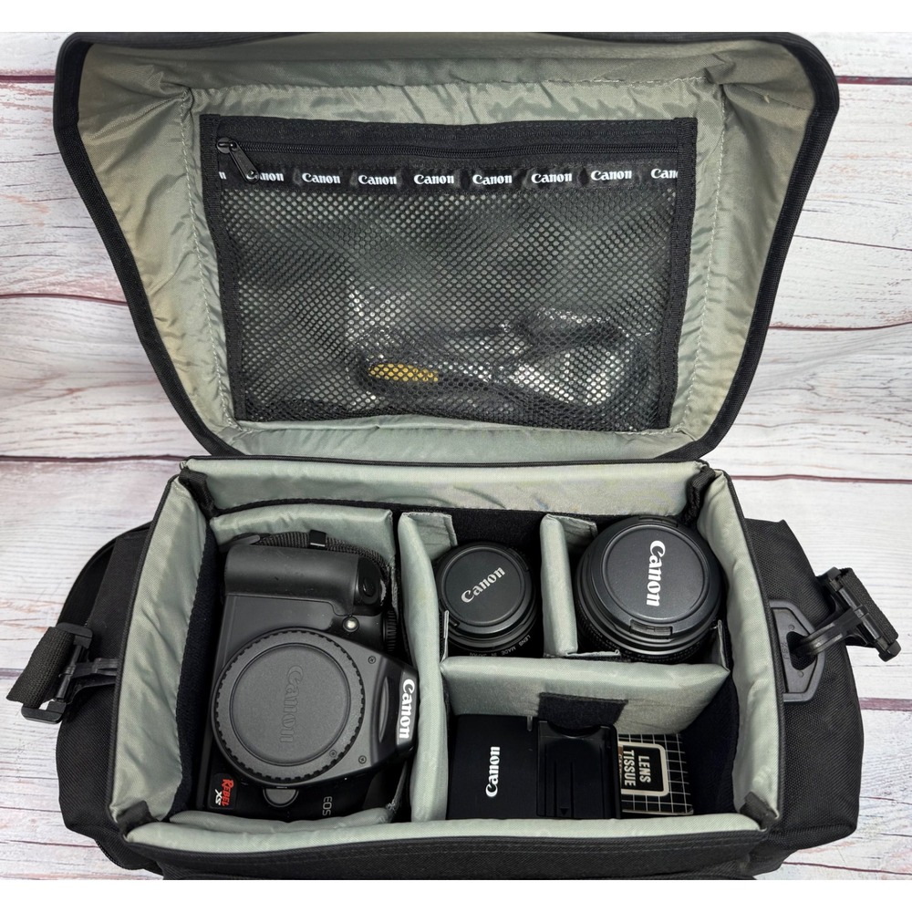 Canon EOS Rebel XS Digital SLR Camera Bundle 75-300mm 80-200mm Lenses Bag